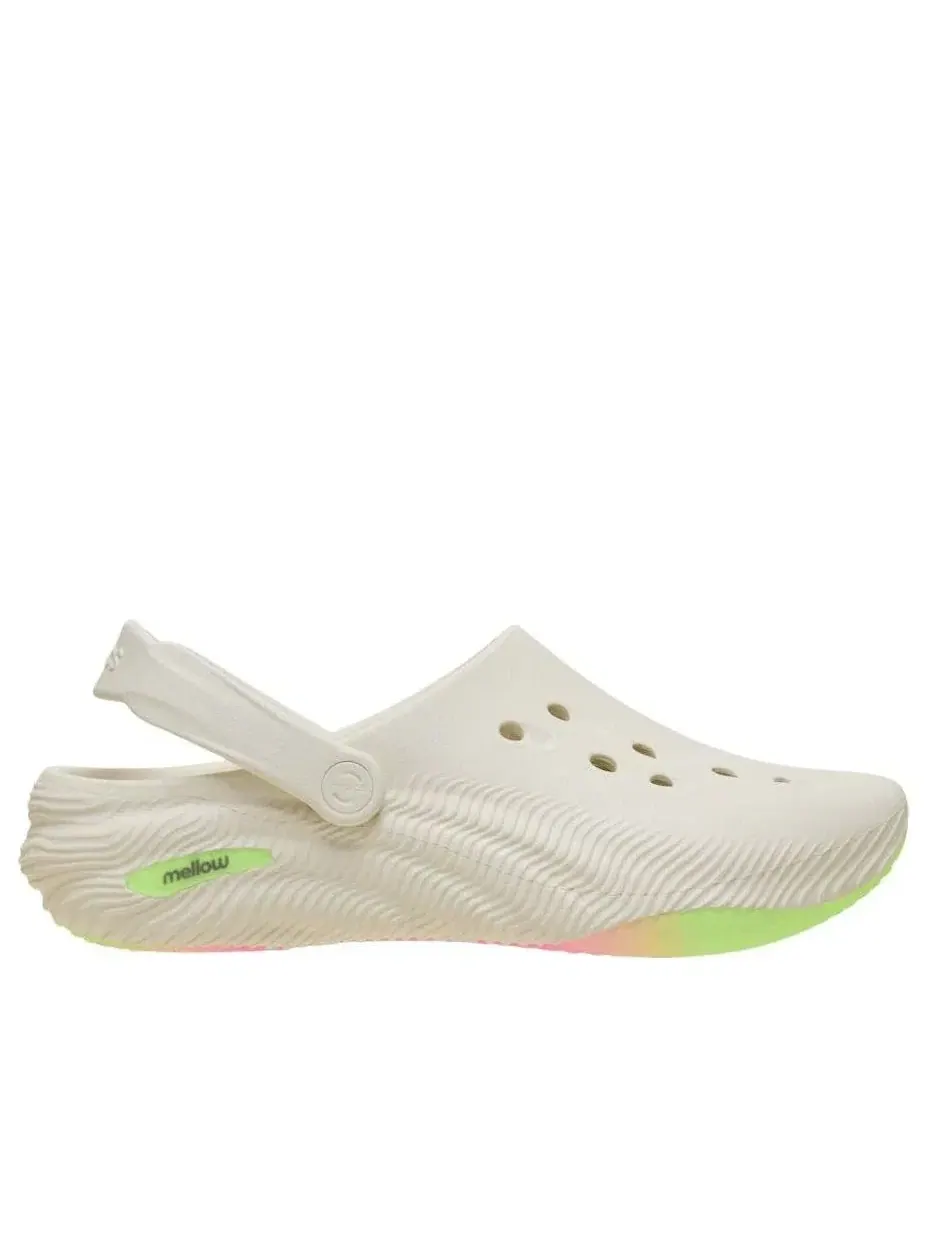 Мужские сандалии-клоги без застежки Crocs Mellow 2 Summit White — изображение 2 из 7, белый