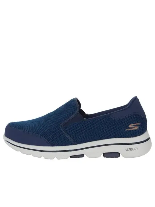 Кроссовки go walk 5 beeline 'navy' Skechers — изображение 1 из 4, темно-синий