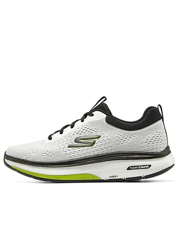 Кроссовки go walk arch fit workout walker 'white black lime' Skechers — изображение 1 из 4, белый/черный