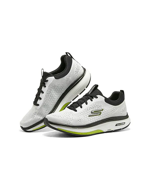 Кроссовки go walk arch fit workout walker 'white black lime' Skechers — изображение 3 из 4, белый/черный