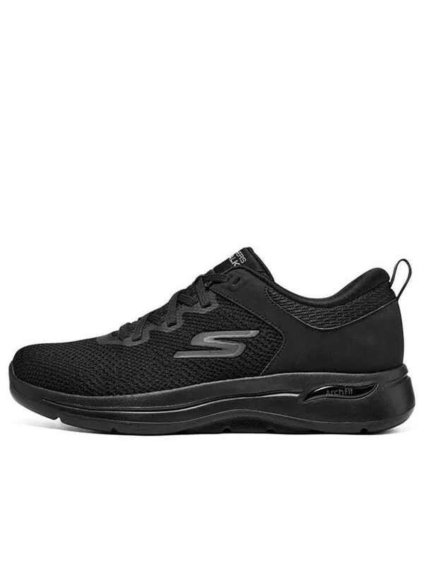 Кроссовки go walk arch fit clinton 'black' Skechers — изображение 1 из 4, черный