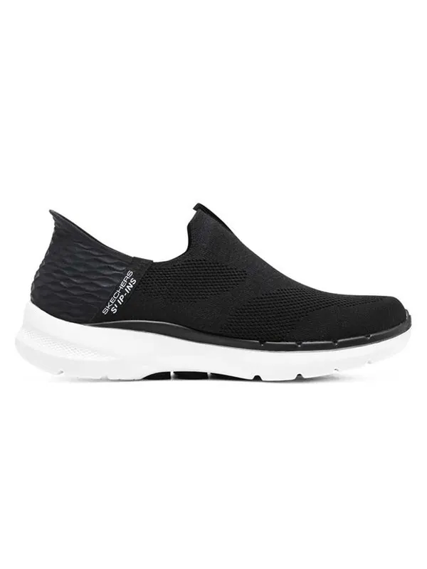 Кроссовки go walk 6 'black white' Skechers — изображение 2 из 4, черный/белый