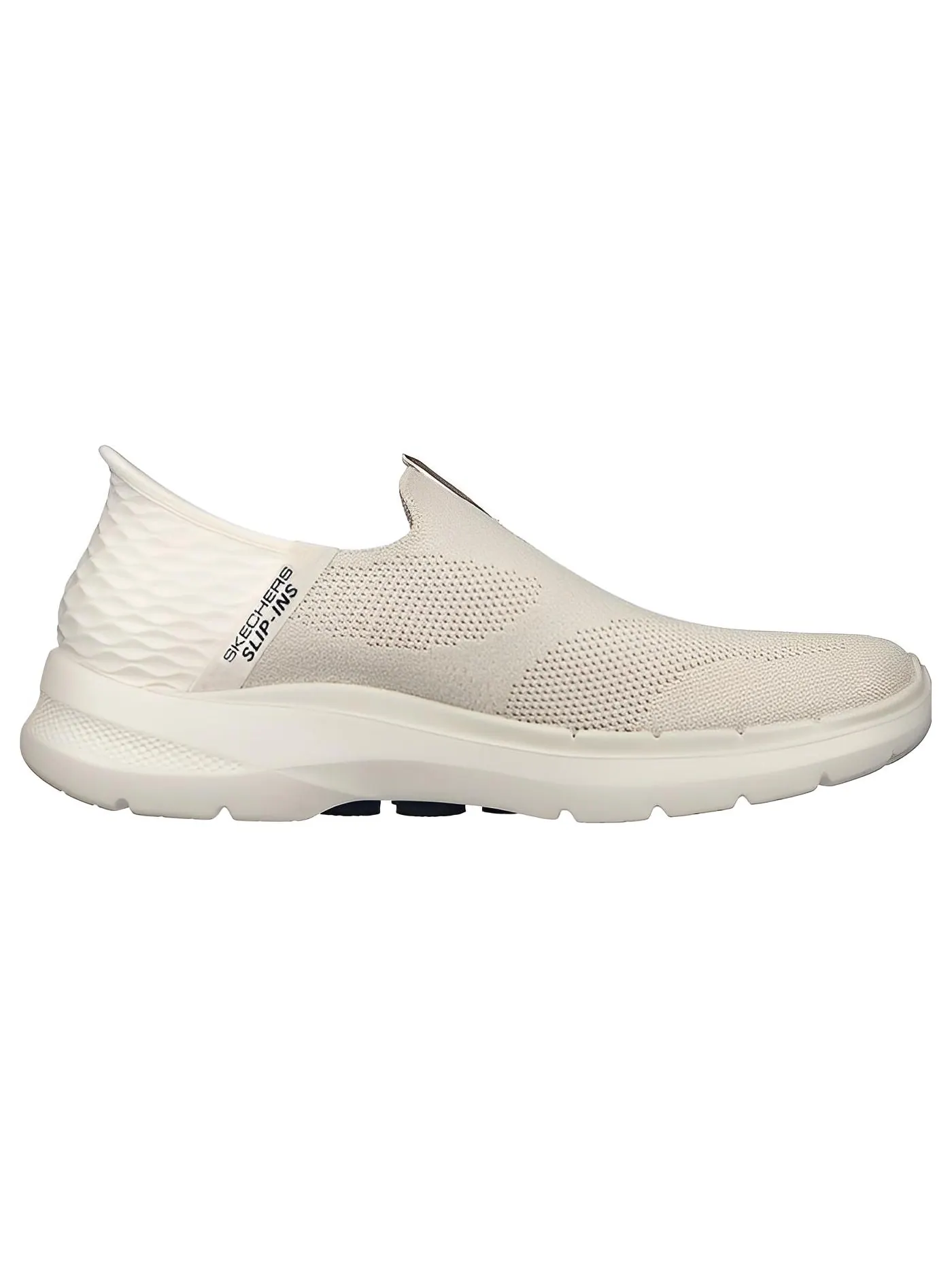 Кроссовки Skechers Slip-ins Go Walk 6 'Natural' — изображение 2 из 4, бежевый