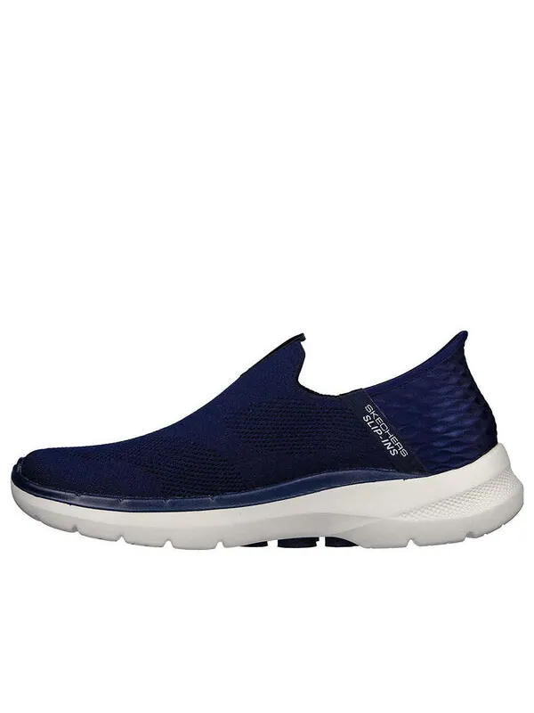 Кроссовки go walk 6 slip-ins 'navy' Skechers — изображение 1 из 4, темно-синий