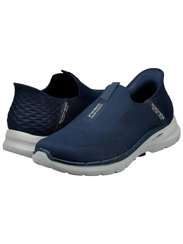 Кроссовки go walk 6 slip-ins 'navy' Skechers — изображение 4 из 4, темно-синий