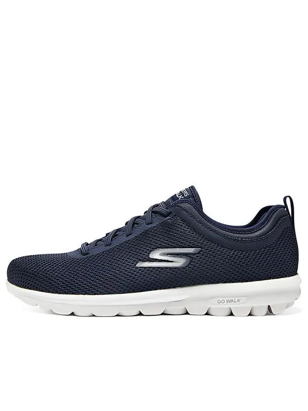 Кроссовки go walk classic lace up 'navy' Skechers — изображение 1 из 4, темно-синий