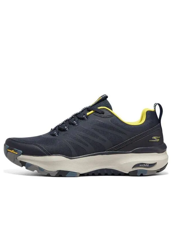 Кроссовки go walk arch fit outdoor 'black yellow' Skechers — изображение 1 из 4, синий/желтый
