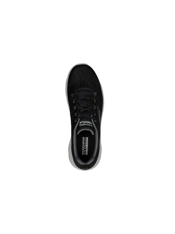 Кроссовки go walk flex lace up 'black grey' Skechers — изображение 4 из 4, черный/серый