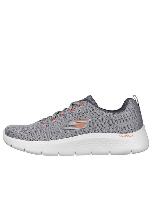 Кроссовки go walk flex 'grey orange' Skechers — изображение 1 из 4, серый/оранжевый