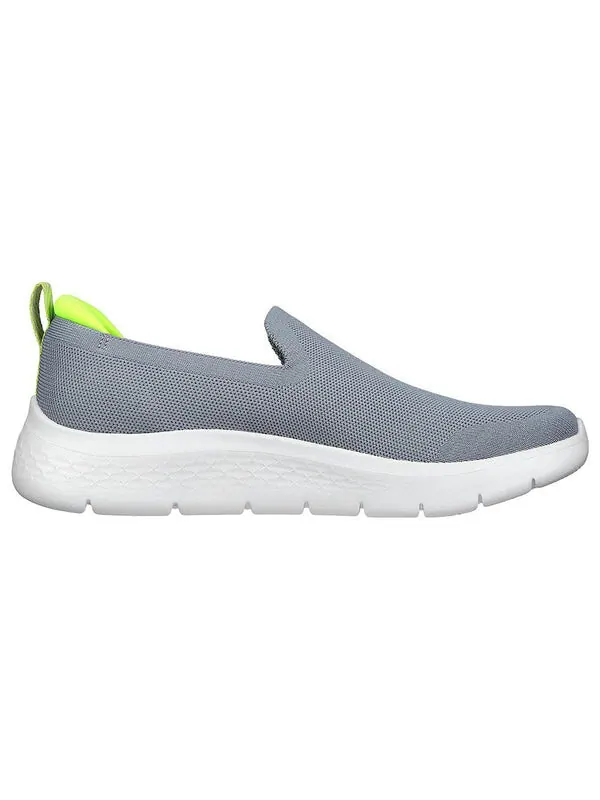 Кроссовки go walk flex 'grey lime' Skechers — изображение 2 из 4, серый