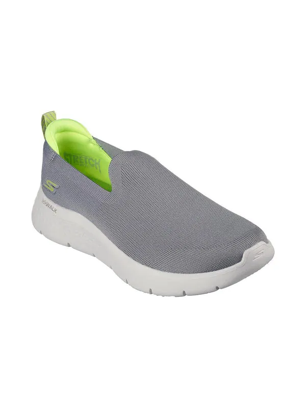 Кроссовки go walk flex 'grey lime' Skechers — изображение 3 из 4, серый