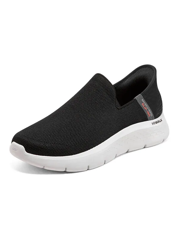 Кроссовки slip-ins go walk flex 'black grey' Skechers — изображение 3 из 4, черный/серый