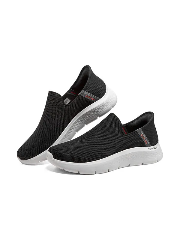Кроссовки slip-ins go walk flex 'black grey' Skechers — изображение 4 из 4, черный/серый