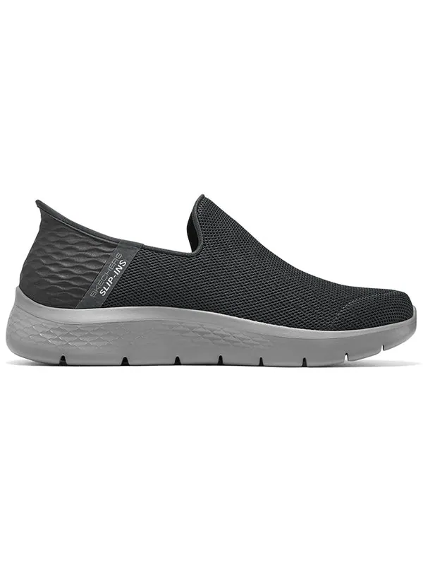 Кроссовки slip ins go walk 'dark grey' Skechers — изображение 2 из 4, серый