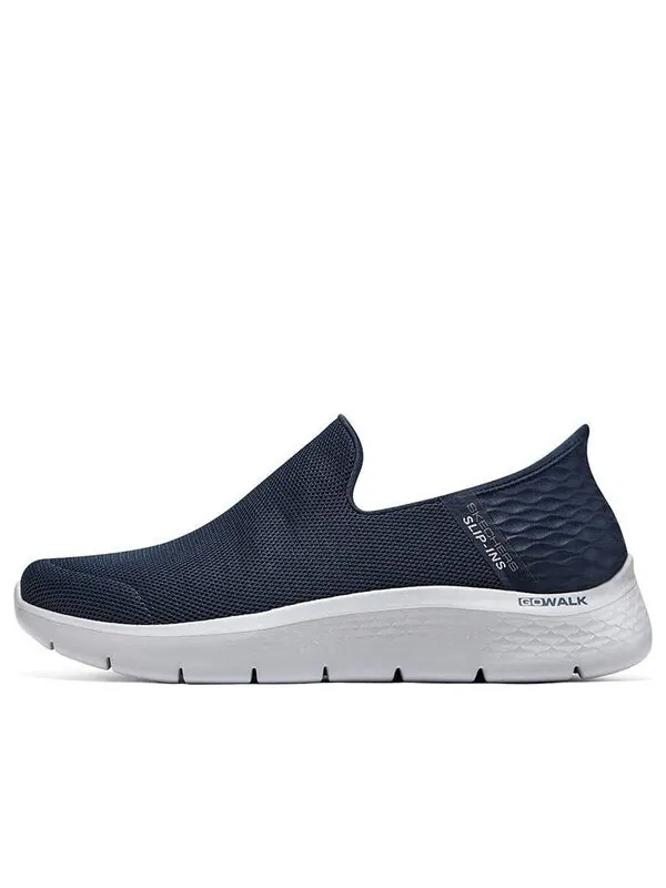 Кроссовки slip ins go walk 'navy' Skechers — изображение 1 из 4, темно-синий