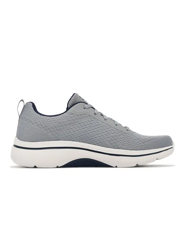 Кроссовки go walk arch fit 2.0 'grey white' Skechers — изображение 2 из 4, серый/белый/темно-синий