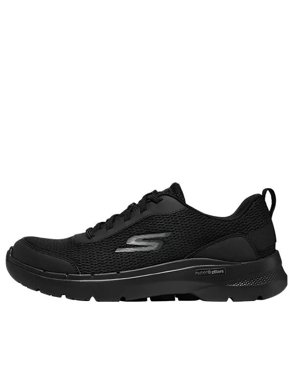 Кроссовки go walk 6 'black' Skechers — изображение 1 из 4, черный