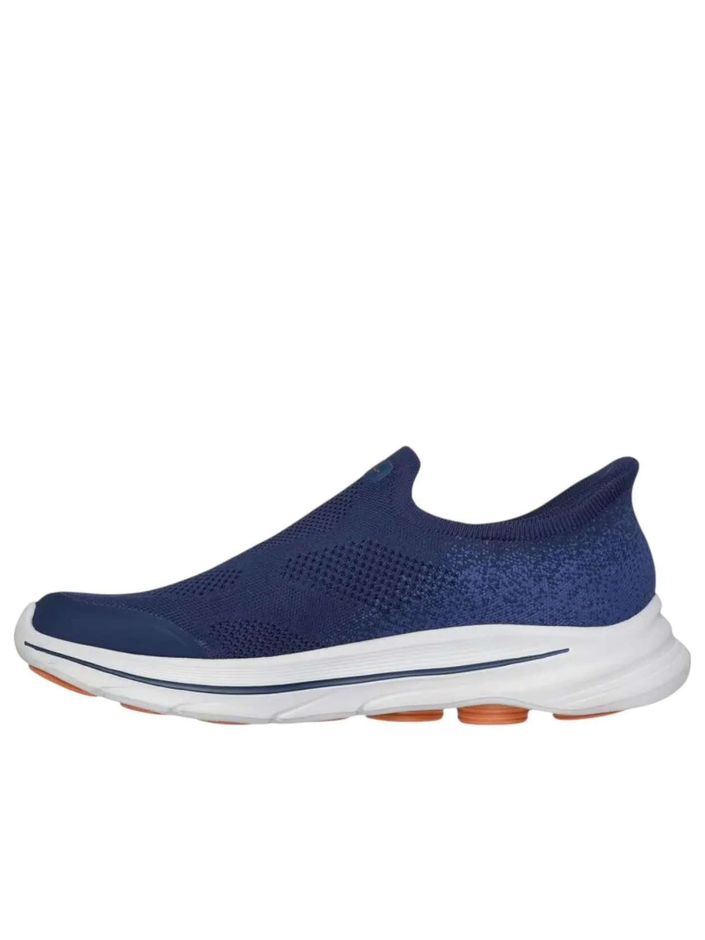 Слипоны Skechers GO WALK 8 Pelayo 'NAVY ORANGE' — изображение 1 из 5, темно-синий/оранжевый
