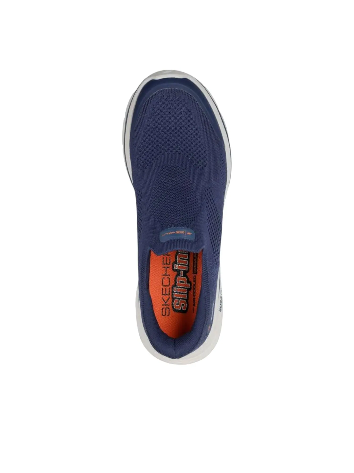 Слипоны Skechers GO WALK 8 Pelayo 'NAVY ORANGE' — изображение 4 из 5, темно-синий/оранжевый