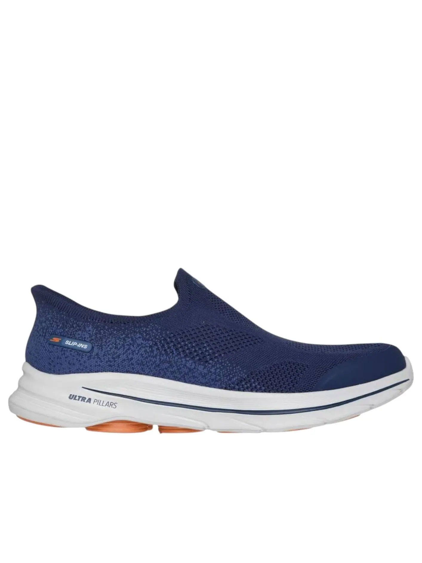 Слипоны Skechers GO WALK 8 Pelayo 'NAVY ORANGE' — изображение 5 из 5, темно-синий/оранжевый