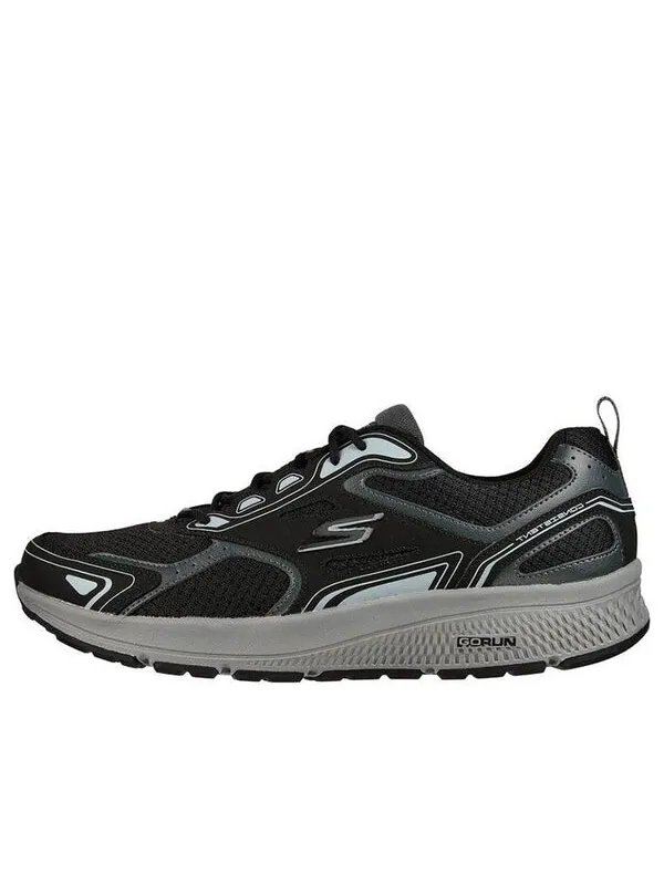 Кроссовки go run consisten 'black gray' Skechers — изображение 1 из 4, черный/серый