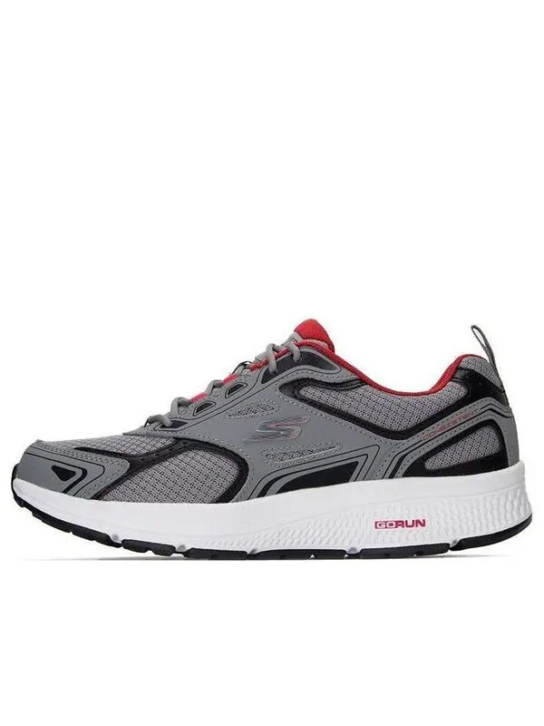 Кроссовки go run performance 'grey' Skechers — изображение 1 из 4, серый/красный/белый