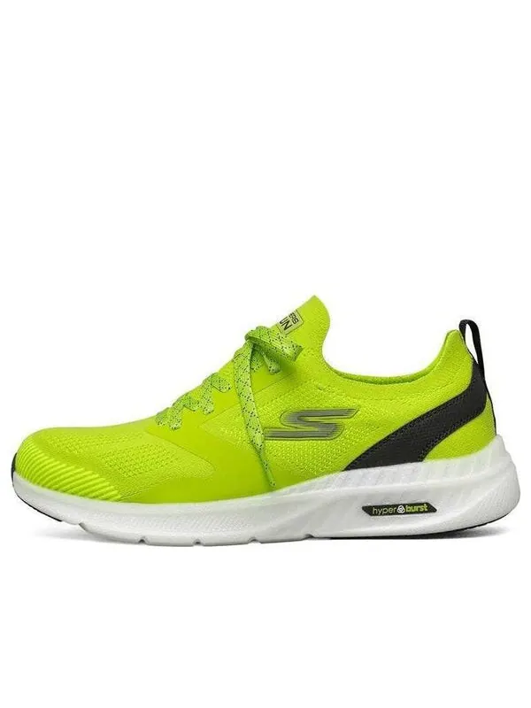 Кроссовки hyper burst 'neon green black' Skechers — изображение 1 из 4, неоновый зеленый/белый