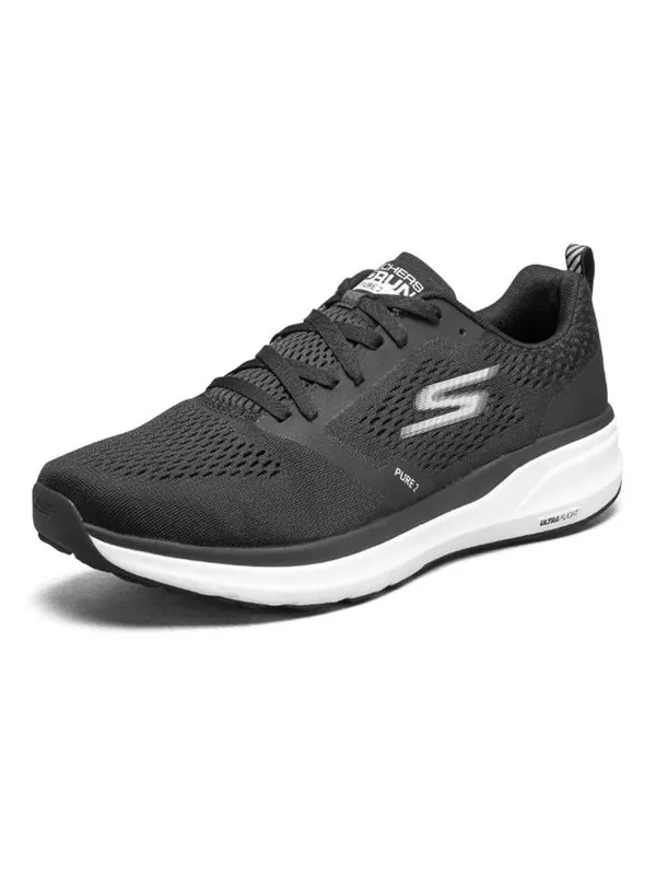Кроссовки pure 2 low-top black/white Skechers — изображение 3 из 4, черный/белый