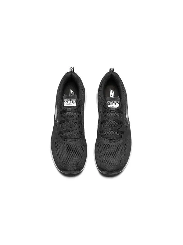 Кроссовки pure 2 low-top black/white Skechers — изображение 4 из 4, черный/белый