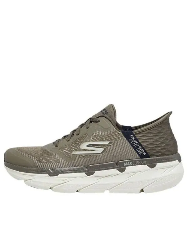 Кроссовки max cushioning premier shoes 'tan olive green' Skechers — изображение 1 из 4