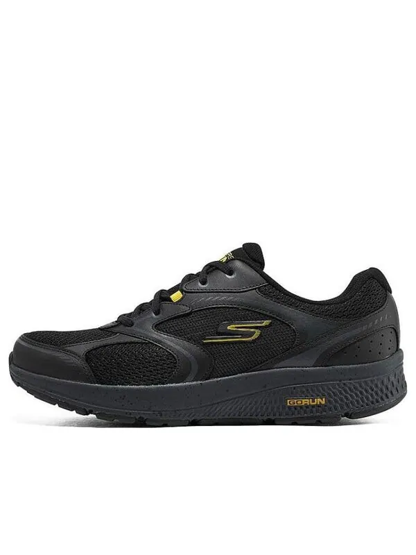 Кроссовки go run consistent 'specie - black yellow' Skechers — изображение 1 из 4, черный/желтый