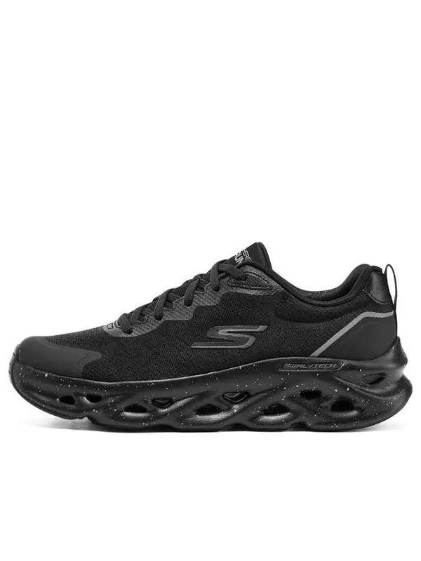 Кроссовки go run swirl tech 'black' Skechers — изображение 1 из 4, черный