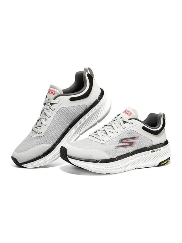 Кроссовки Skechers GO RUN 'Grey Black' — изображение 3 из 4, серебряный