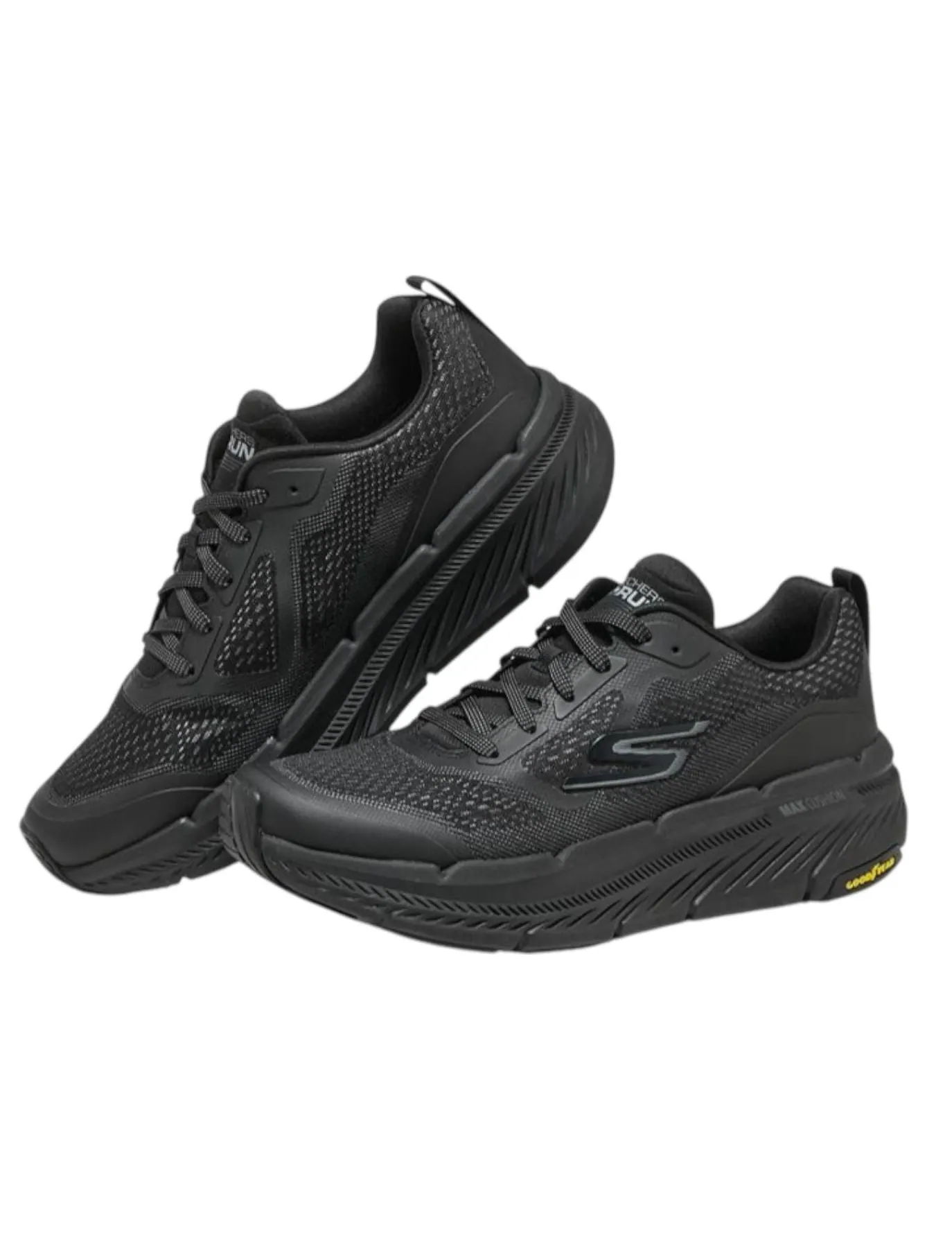 Skechers Max Cushioning Premier 2.0 'Black Charcoal' — изображение 2 из 5, черный/темно-серый