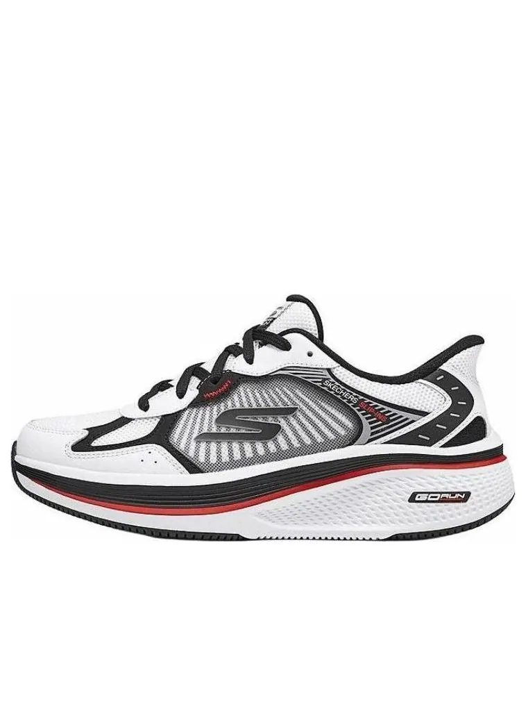Кроссовки Skechers Go Run Elevate 2.0 Slip Ins 'White Black' — изображение 1 из 6, белый/черный