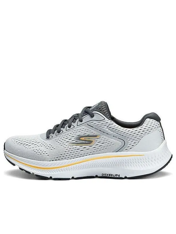Кроссовки gorun consistent 2.0 mile marker 'grey' Skechers — изображение 1 из 4, серый/желтый/белый