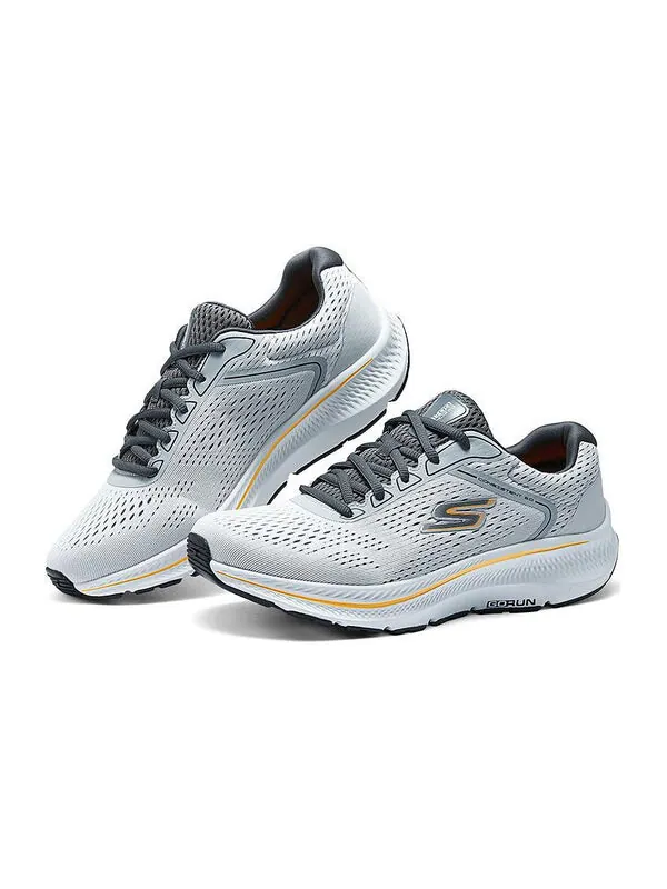 Кроссовки gorun consistent 2.0 mile marker 'grey' Skechers — изображение 4 из 4, серый/желтый/белый