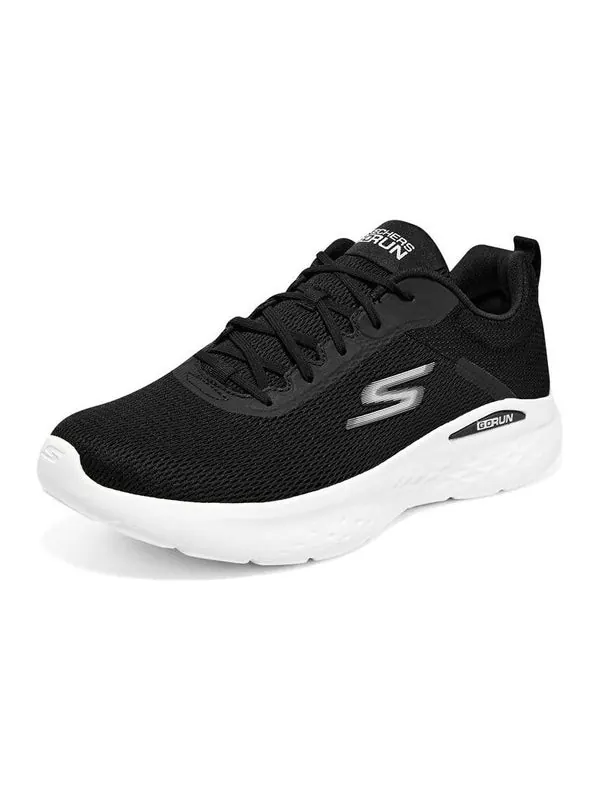 Кроссовки go run 'black white' Skechers — изображение 3 из 4, черный