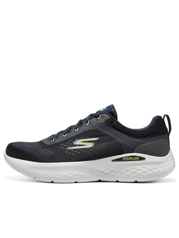 Кроссовки go run lite 'navy lime' Skechers — изображение 1 из 1, темно-синий