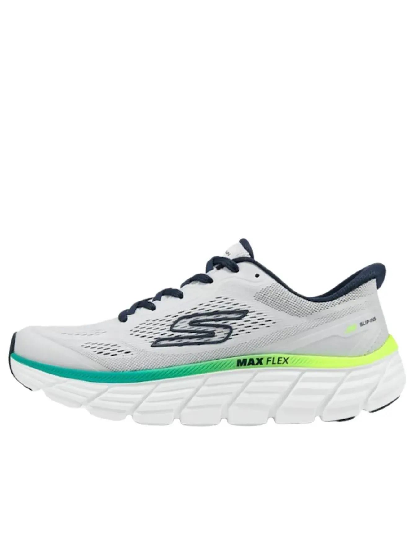 Кроссовки Skechers Max Flex 'White Multi' — изображение 1 из 5, белый