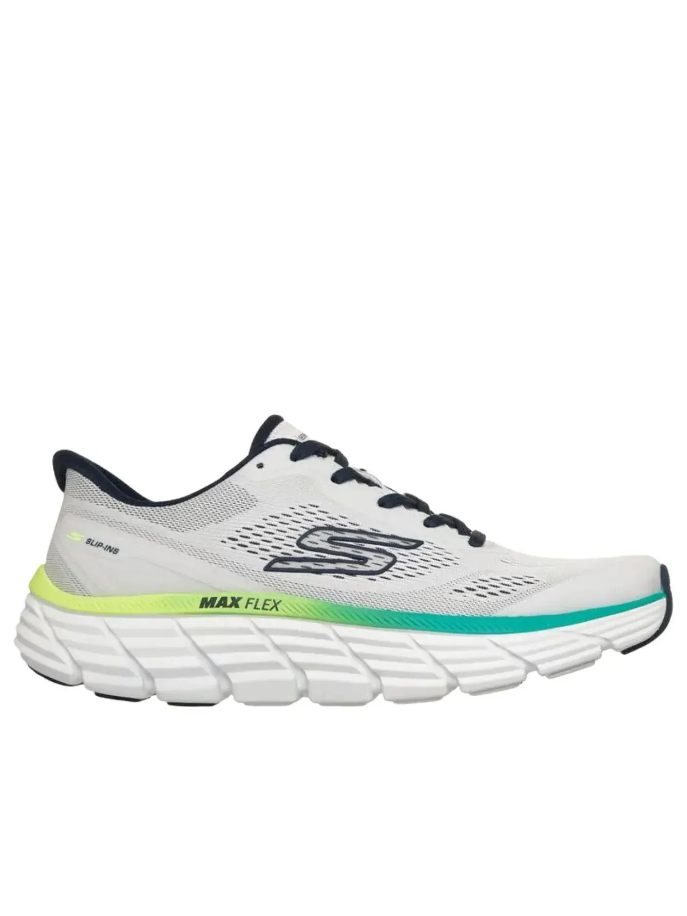 Кроссовки Skechers Max Flex 'White Multi' — изображение 5 из 5, белый