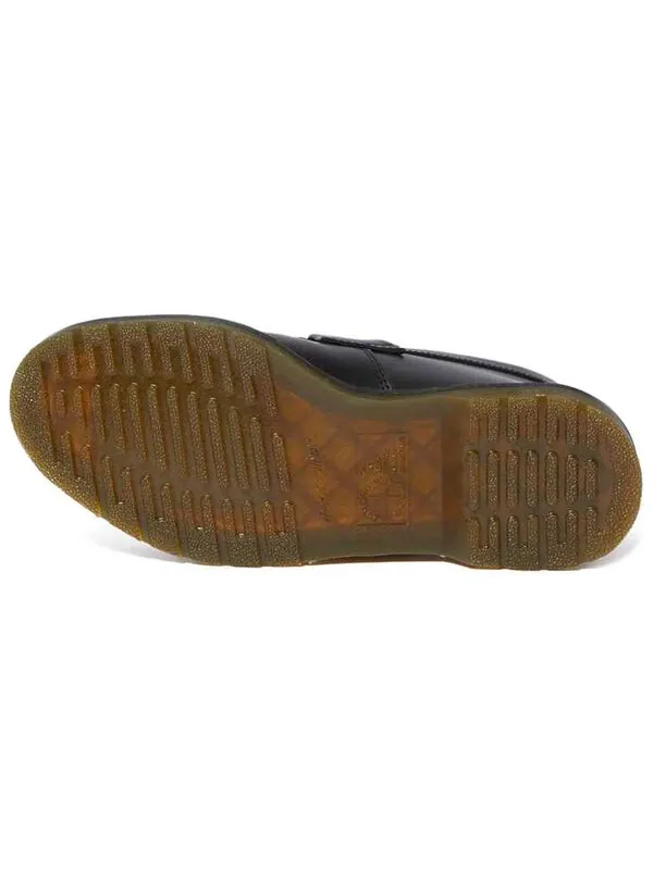 Лоферы Dr. Martens Adrian Yellow Stitch Leather Tassel Loafers 'Black Smooth' — изображение 4 из 4, черный