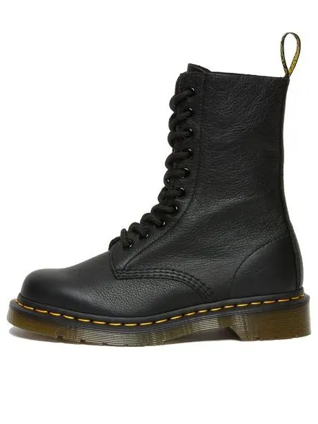 Ботинки Dr. Martens 1490 Virginia, кожаные — изображение 1 из 6, черный