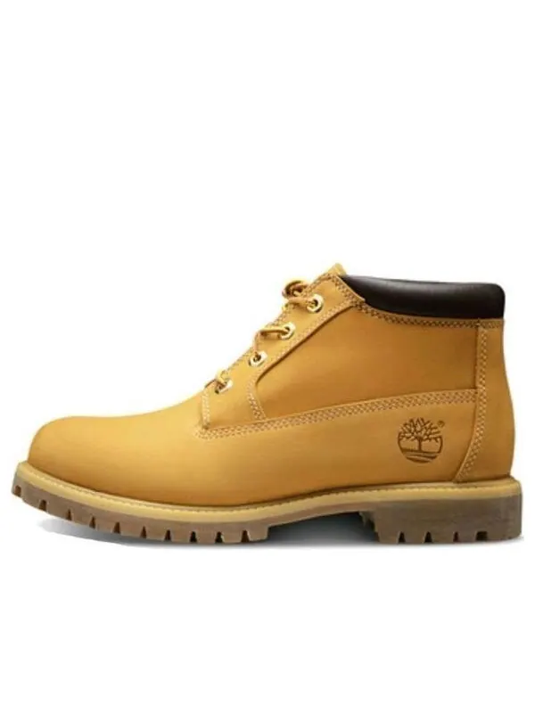 Кроссовки nellie chukka waterproof wide fit boots 'yellow' Timberland — изображение 1 из 4, желтый