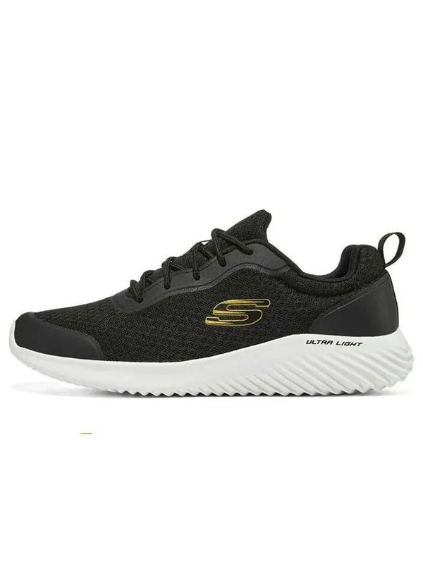 Кроссовки bounder 'voltis - black gold' Skechers — изображение 1 из 4, черный/золотистый