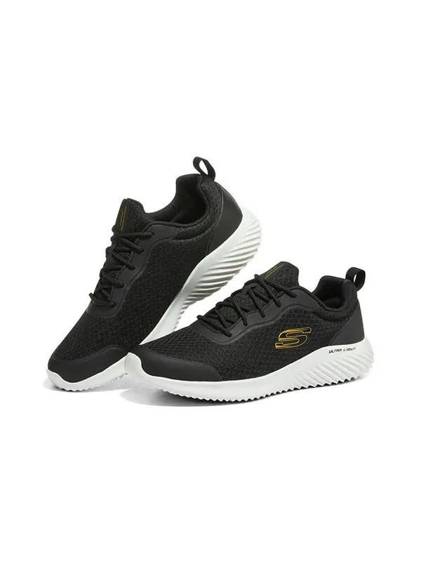 Кроссовки bounder 'voltis - black gold' Skechers — изображение 2 из 4, черный/золотистый