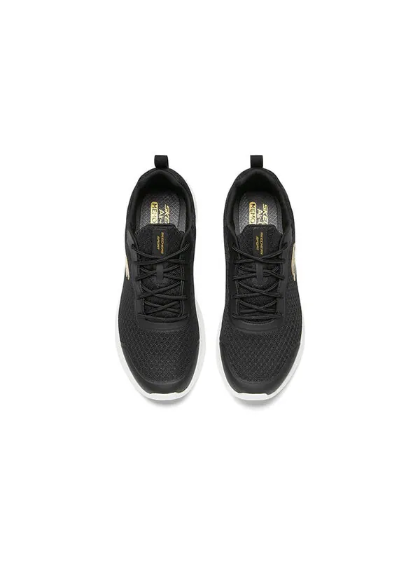 Кроссовки bounder 'voltis - black gold' Skechers — изображение 3 из 4, черный/золотистый
