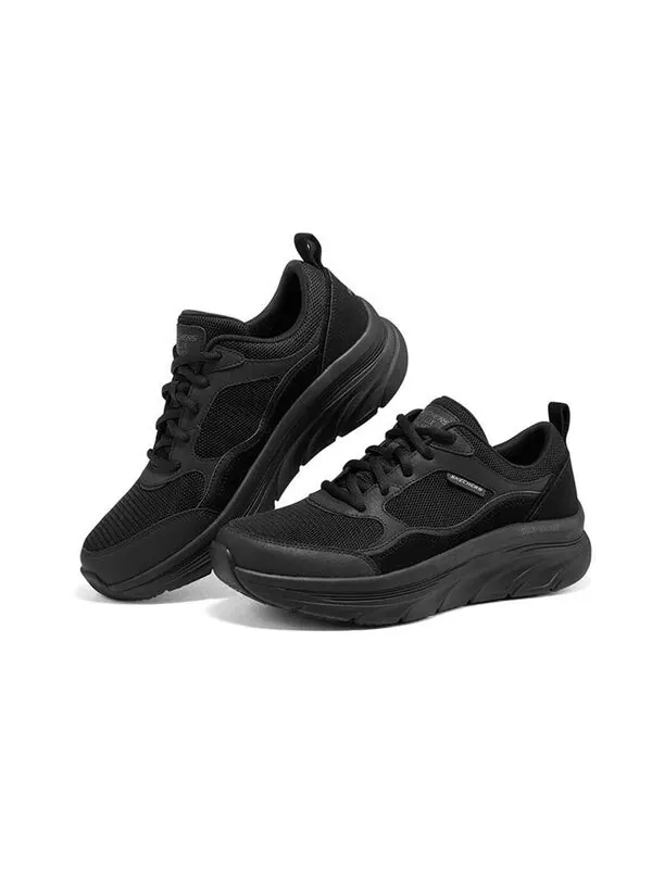 Кроссовки d'lux walker 'pure black' Skechers — изображение 3 из 4, черный