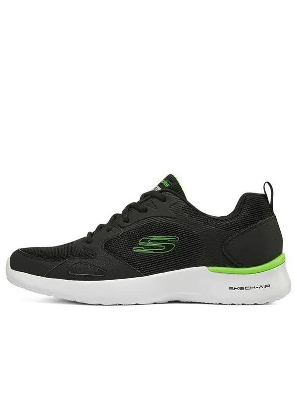 Кроссовки skech-air dynamight 'black green' Skechers — изображение 1 из 4, черный/зеленый