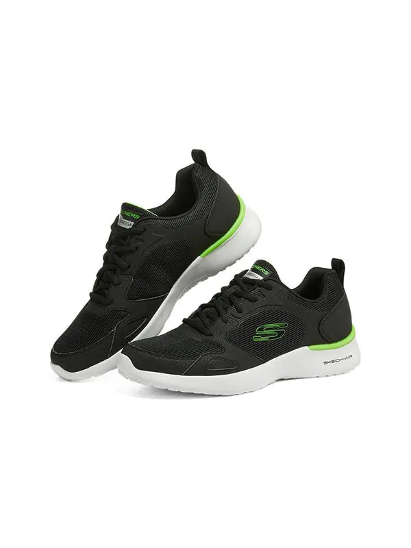Кроссовки skech-air dynamight 'black green' Skechers — изображение 3 из 4, черный/зеленый